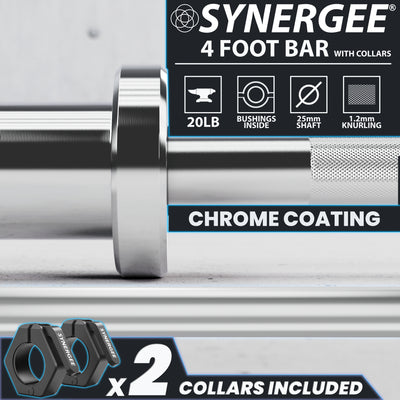 Synergee 4-Foot Barbell