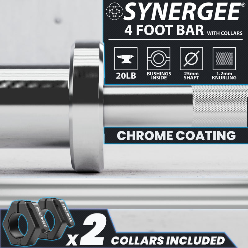Synergee 4-Foot Barbell