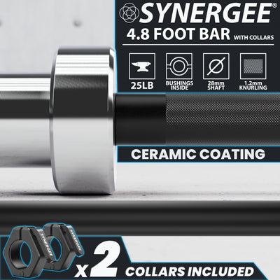 Synergee 4.8-Foot Barbell