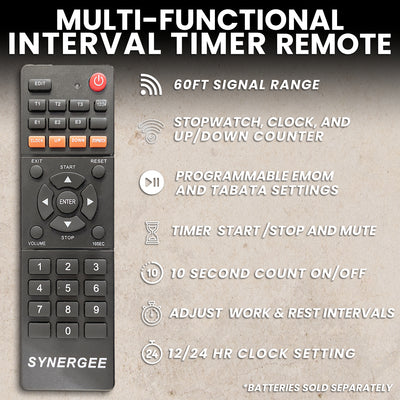 Synergee Programmable Interval Gym Timer