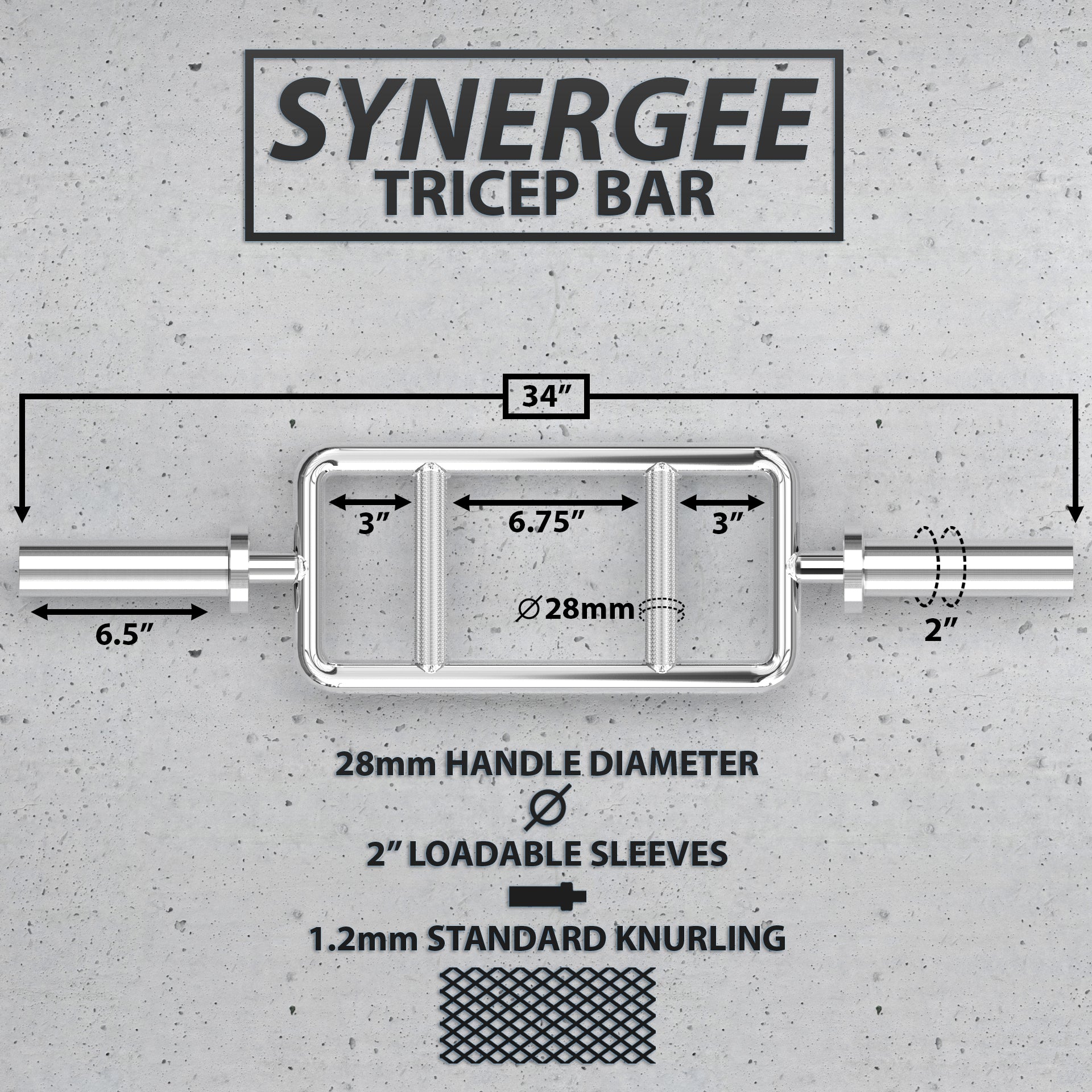 Synergee Tricep Bar | Synergee Fitness Canada – Synergee Canada